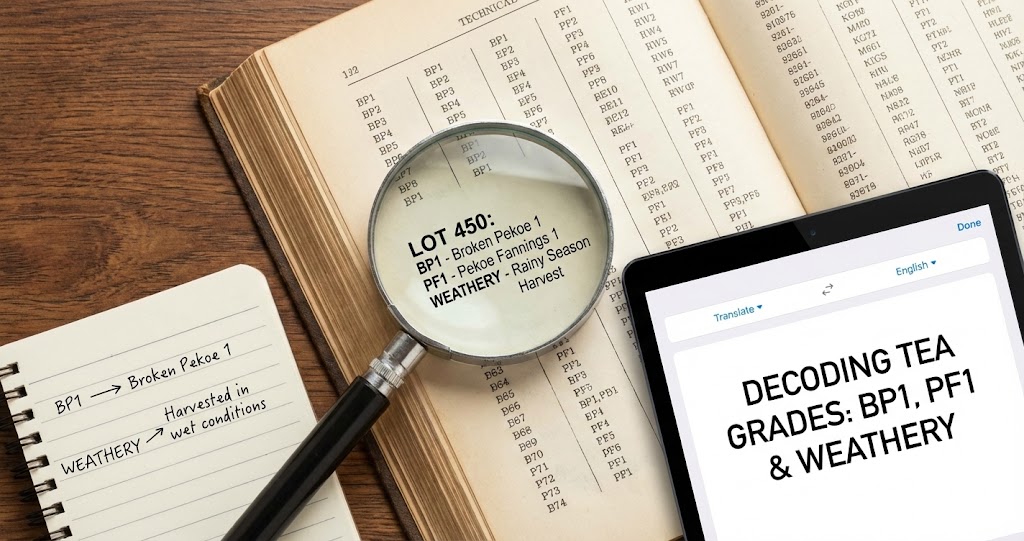 How to read a tea auction report