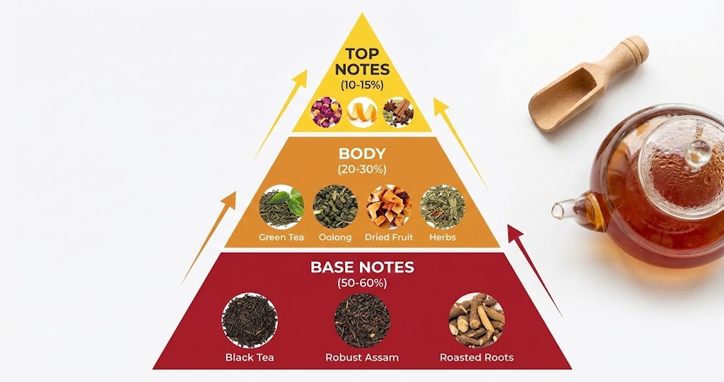 Professional tea blending ratios decoded